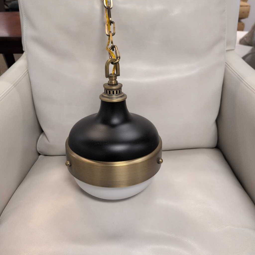 Vintage Cadence Pendant Light Brass Band