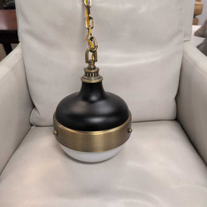 Vintage Cadence Pendant Light Brass Band