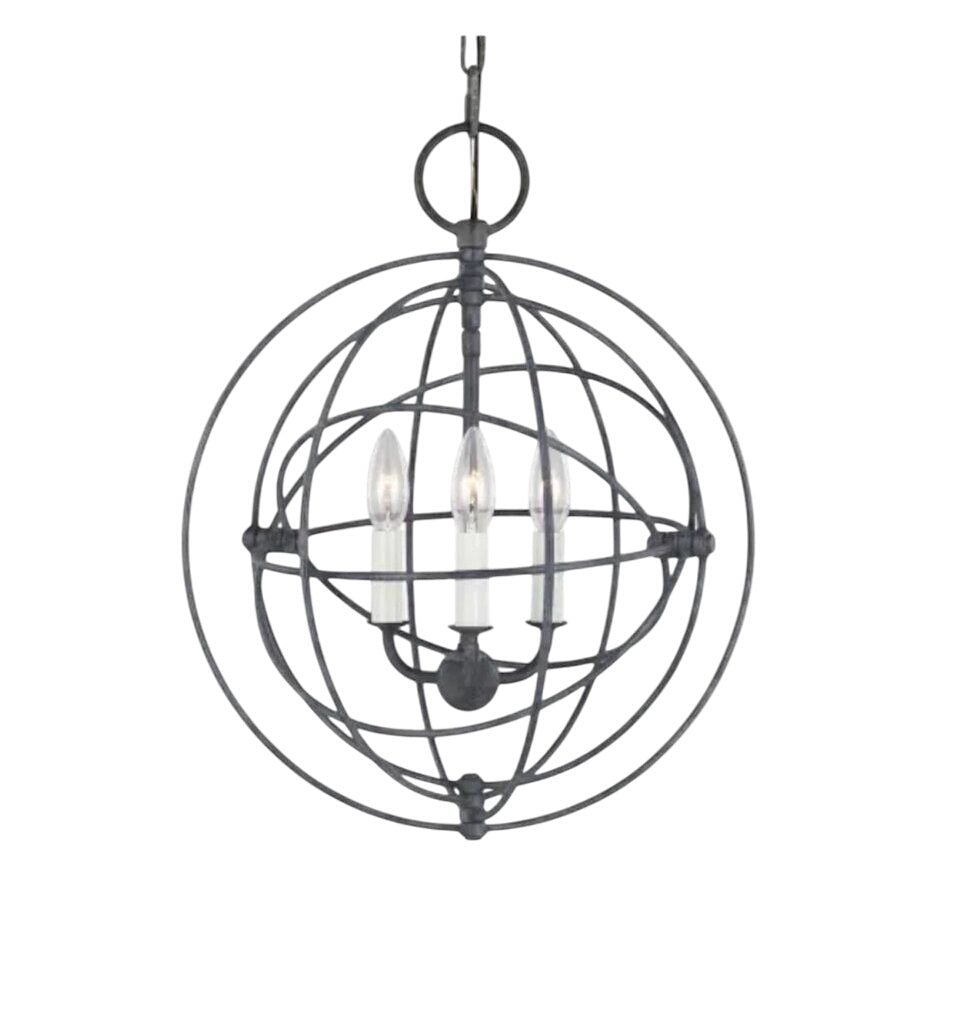 Visual Comfort Bayberry 3 Light 16" Wide Pendant (In Box) by Miss Daisy's Consignment & Auction House