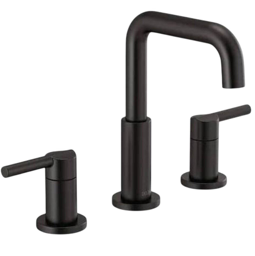 DELTA Nicoli Matte Black Bathroom Faucet (In Box)