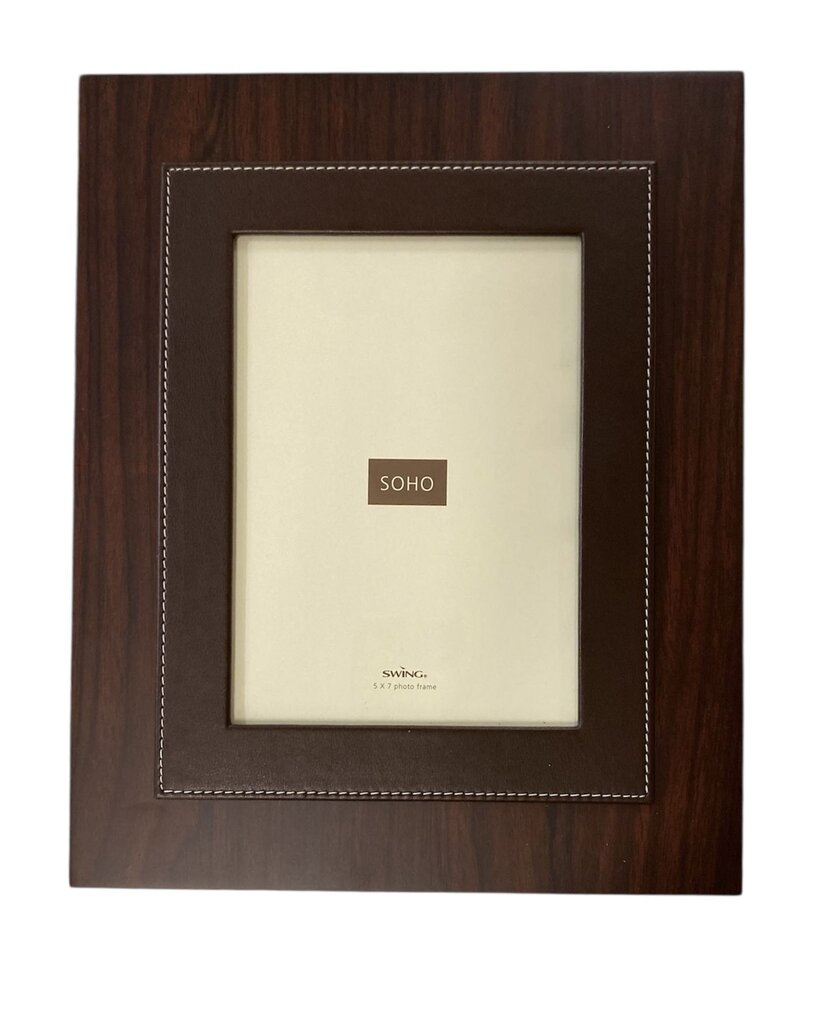 Swing Walnut Soho Accent Photo Frame 5x7 NEW