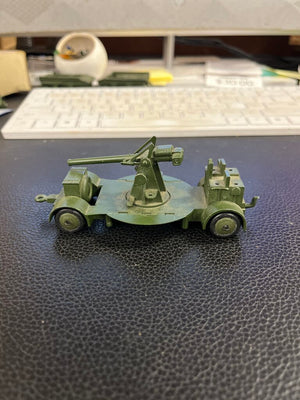 Vintage Dinky Toys 161 Anti-Aircraft Gun On Trailer