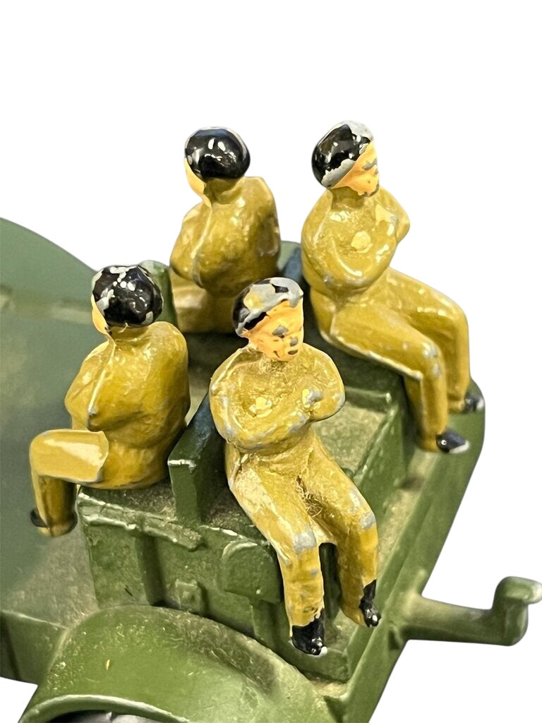 Dinky Toy Army Personnel Privates Seated Set of 4