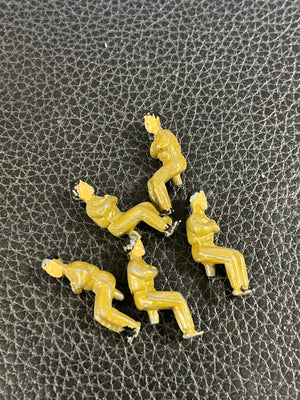 Dinky Toy Army Personnel Privates Seated Set of 4