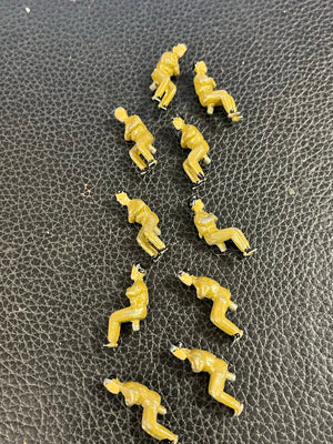 Dinky Toy Army Personnel Privates Seated Set of 4