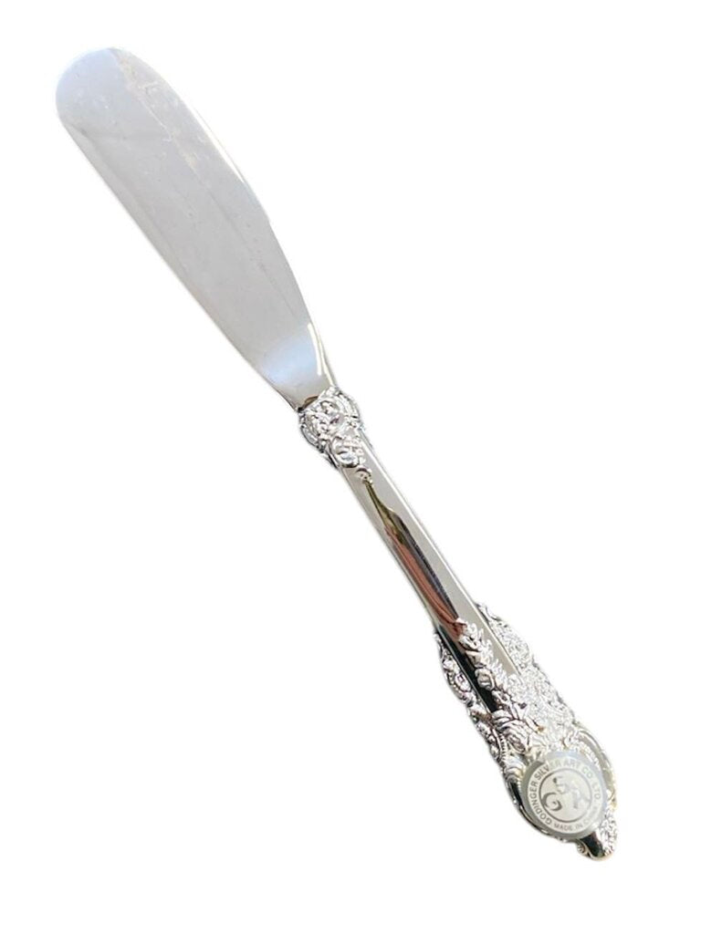 Silver Treasures by Godinger Spread Knifes w/ Velvet Box (Set of 4) NEW