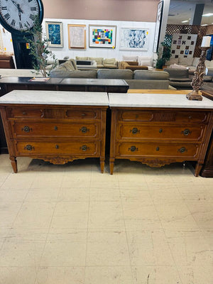 Italian 2 Drawer Commodes (pair)