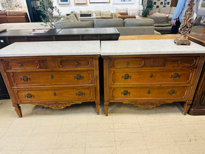 Italian 2 Drawer Commodes (pair)
