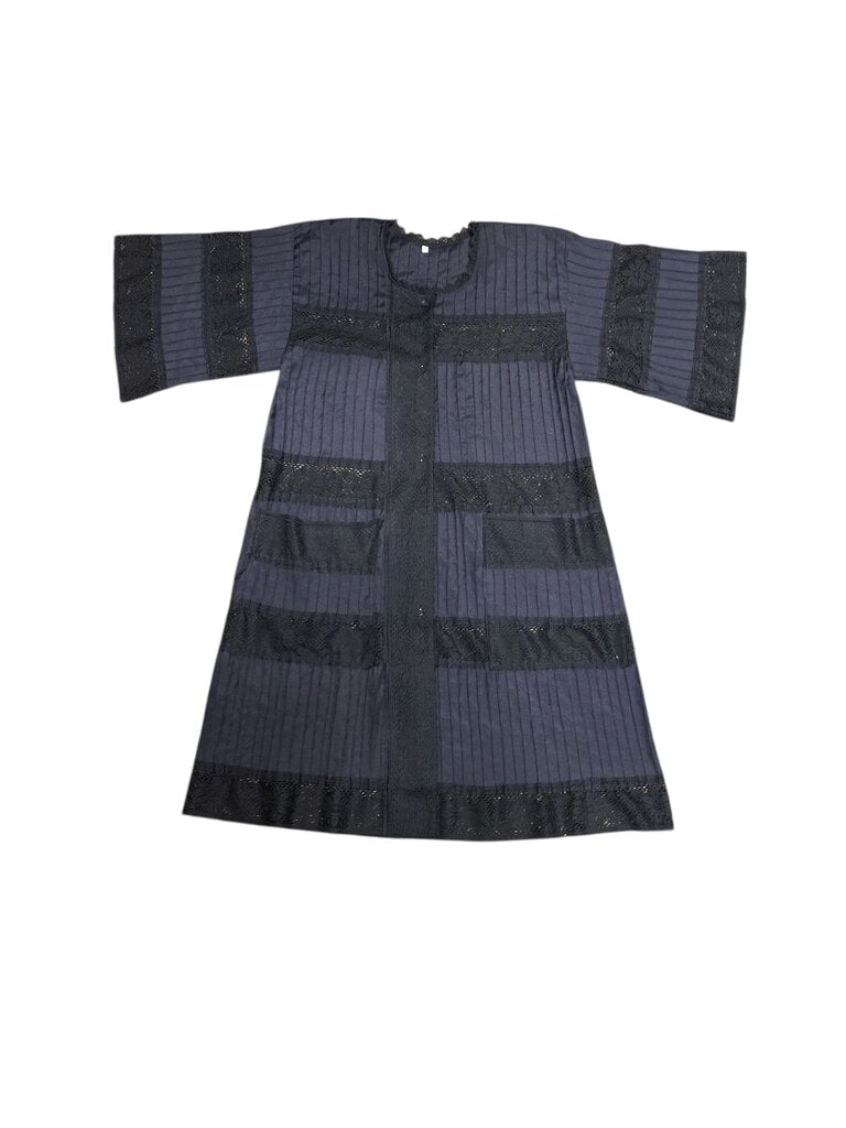 Black Lace Button Up Dress / Cover Up by Miss Daisy's Consignment & Auction House