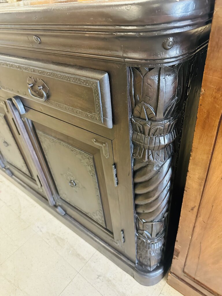 Carved Sideboard Credenza 20x64x36