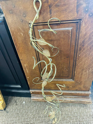 Ornate Wrought Iron Wine Rack Display 36-Inch