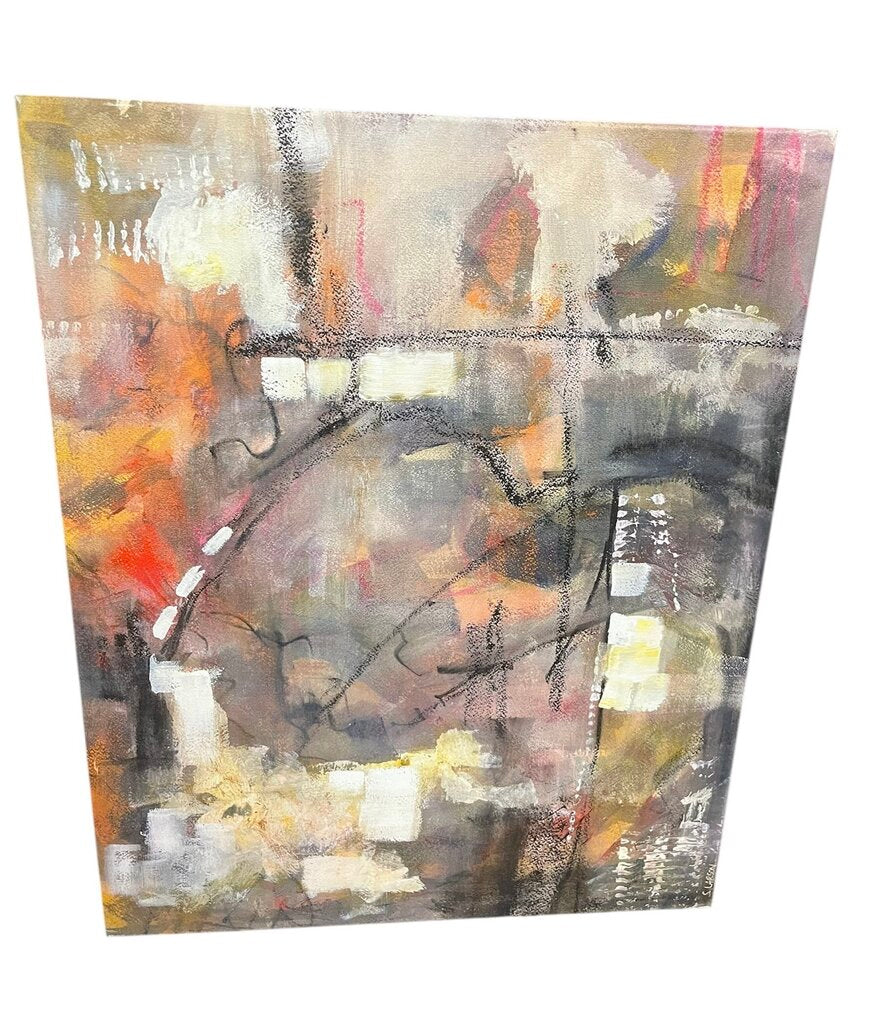 Grace Carol Bomer Style Stretched Canvas Art 16x2