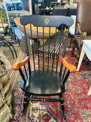 Boston Gold & Black Commemorative Rocking Chair