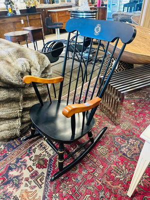 Boston Gold & Black Commemorative Rocking Chair