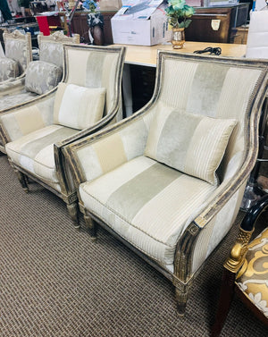 Theodore Alexander Style Chairs (pair)