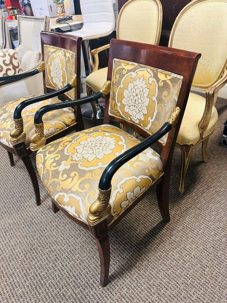French Regency Lacquered Chairs (pair)