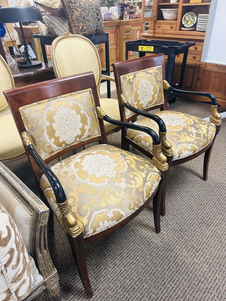 French Regency Lacquered Chairs (pair)