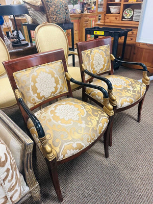 French Regency Lacquered Chairs (pair)