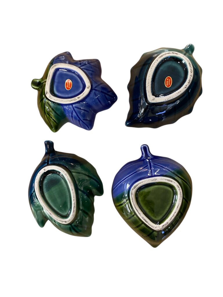 Japanese Leaf Dip Bowls (Set of 4) NEW