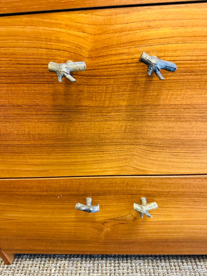 Teak Filing Cabinet 30x20x29