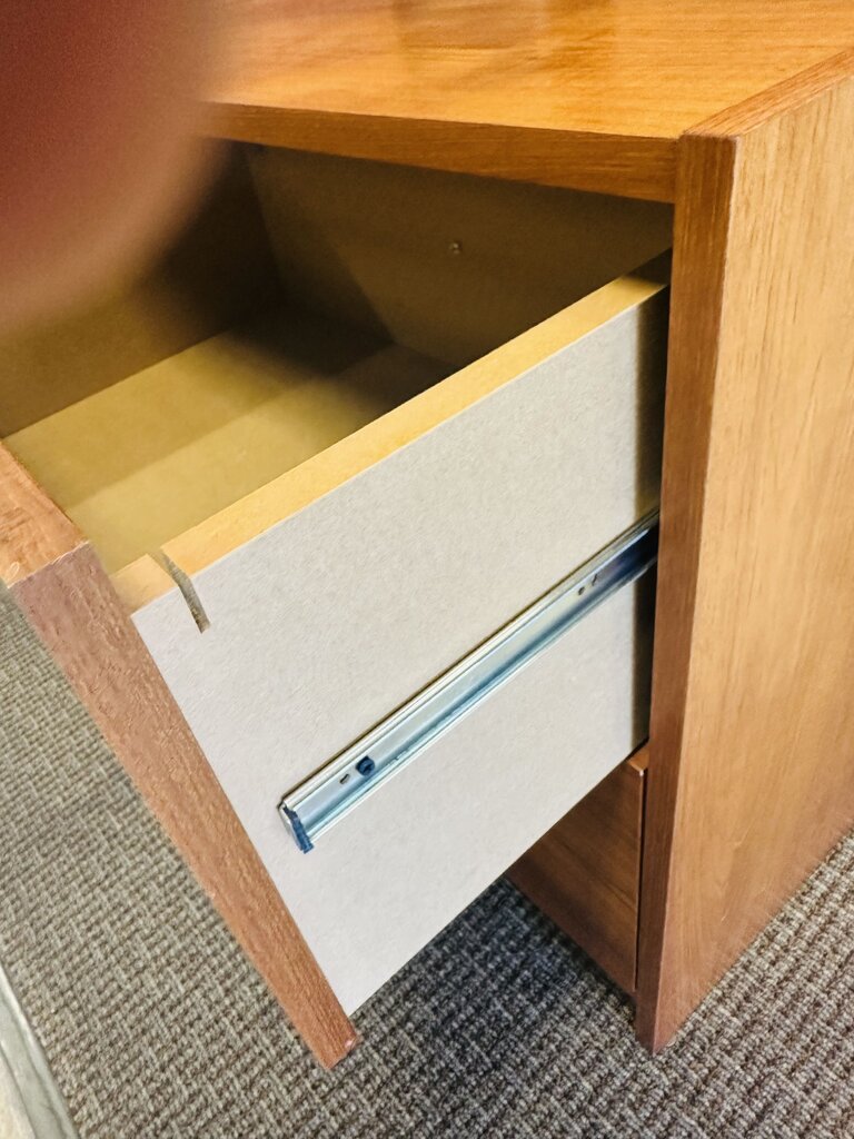 Teak Filing Cabinet 30x20x29