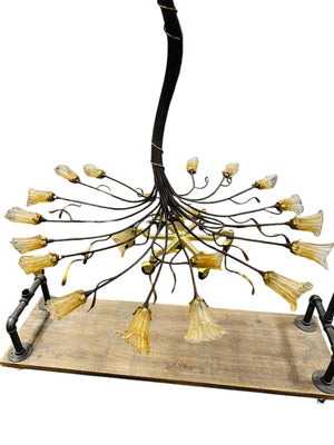Used Bouquet of Light Chandelier Lighting Fixture