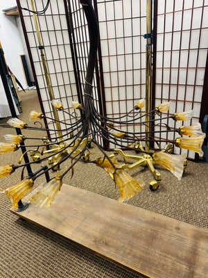 Used Bouquet of Light Chandelier Lighting Fixture
