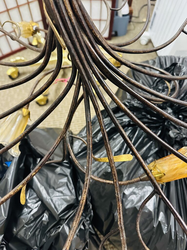 Used Bouquet of Light Chandelier Lighting Fixture