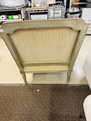 French Square Back Armchairs Pair