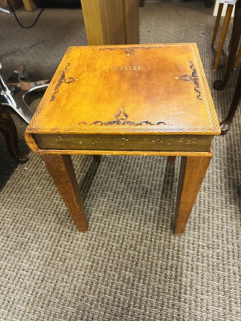 Faux Book Side Table 13x13x18