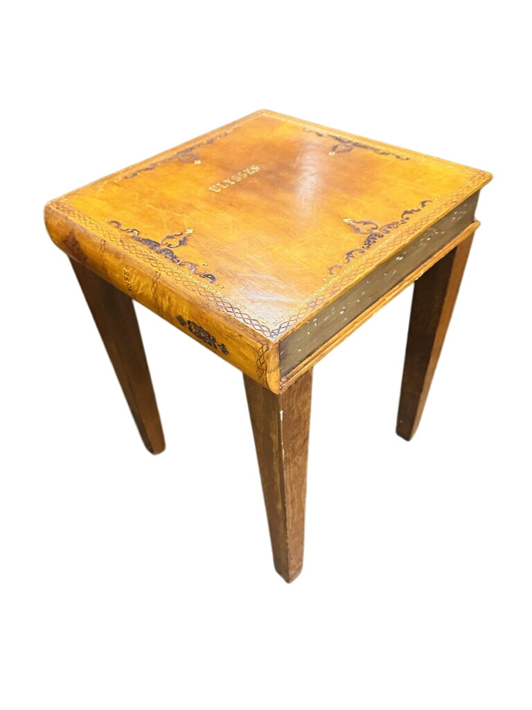 Faux Book Side Table 13x13x18