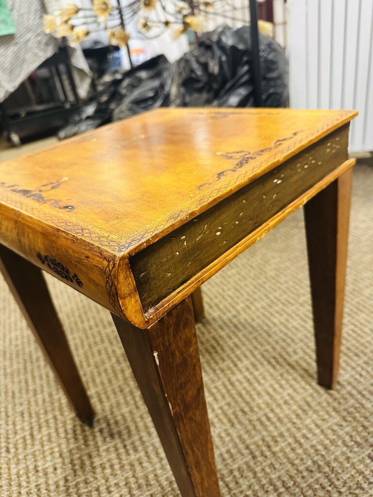 Faux Book Side Table 13x13x18
