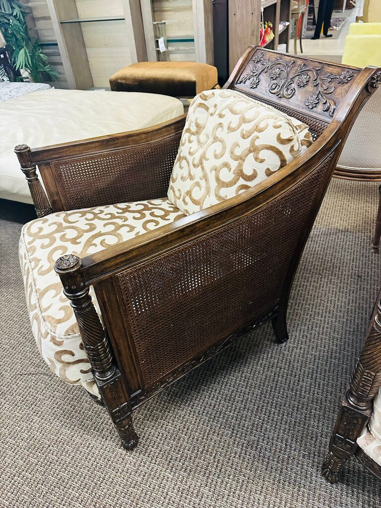 Edwardian Lounge Chairs Pair