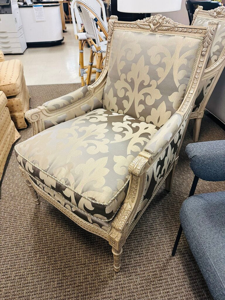 French Bergere Chairs Wood Frame