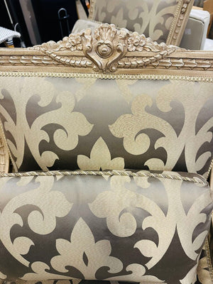 French Bergere Chairs Wood Frame