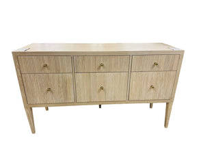 Palmer Classic Large Solid Oak Sturdy Sideboard 58-Inch