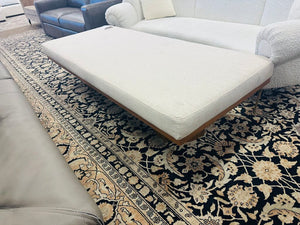 Upholstered Chaise Lounge Beige