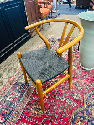 Set of Four Wooden Wishbone Chairs