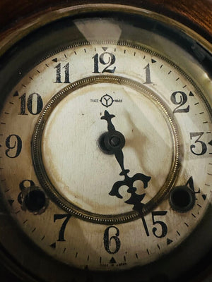 Vintage Wall, Clock 18" H