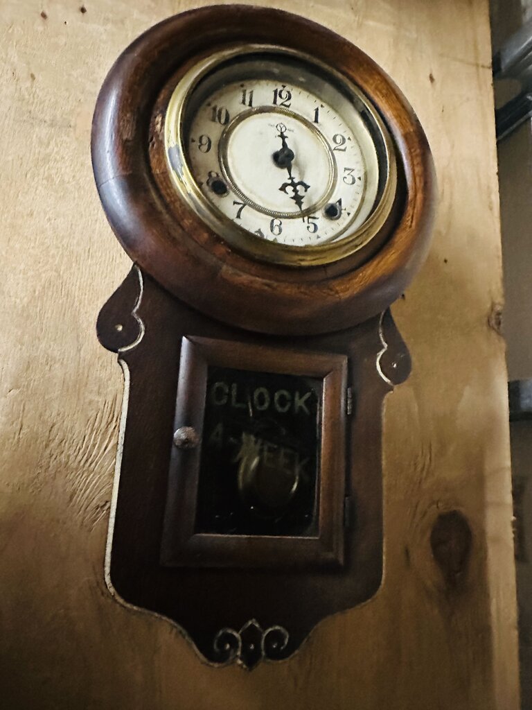 Vintage Wall, Clock 18" H