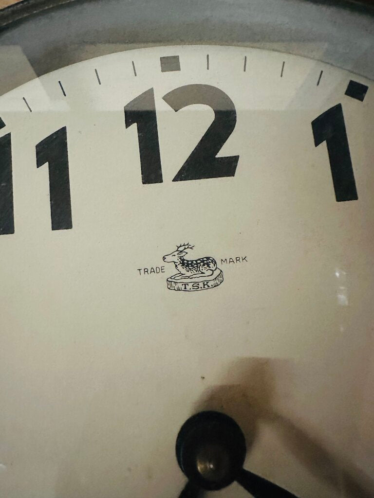 Tsurumi-Seiki Kosakusho Co Wall Clock 12"