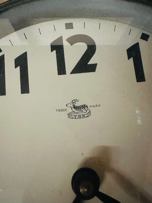 Tsurumi-Seiki Kosakusho Co Wall Clock 12"