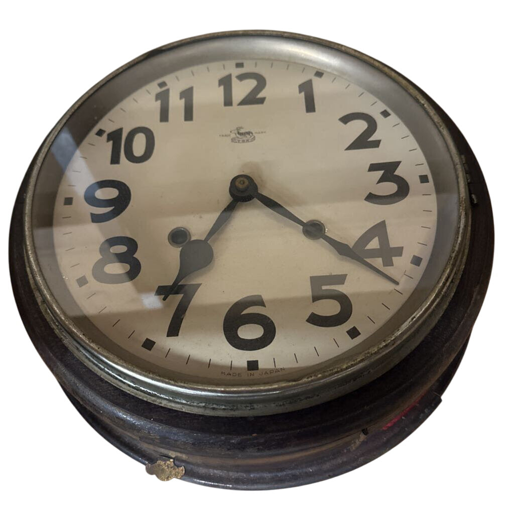 Tsurumi-Seiki Kosakusho Co Wall Clock 12"