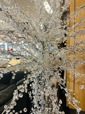 Custom Crystal Wedding Tree With Extension 6 Ft Tall