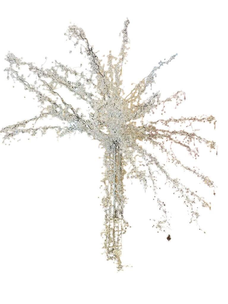 Custom Crystal Wedding Tree With Extension 6 Ft Tall