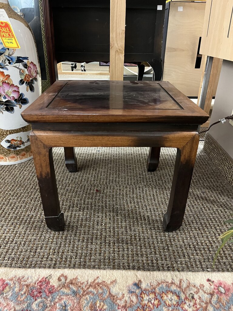 Antique Chinese Ming-Style Table 18x18x15 Inches High