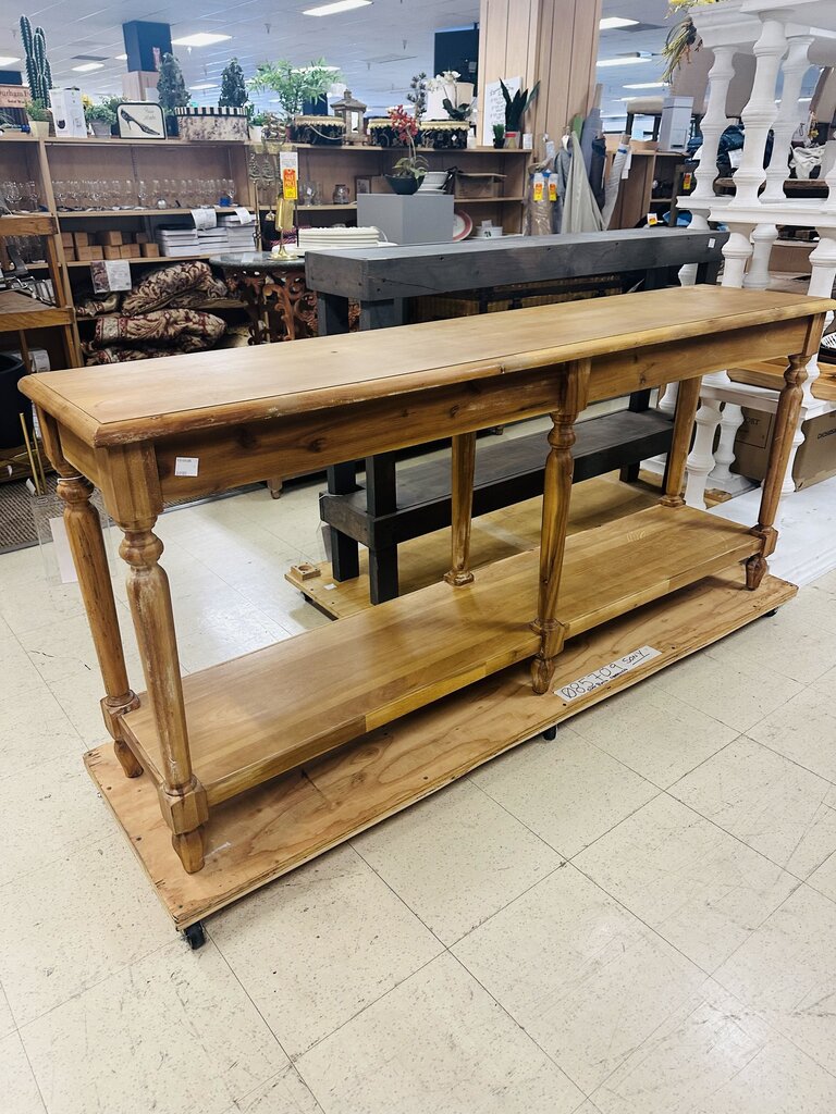 Wooden Console Table Two Drawers