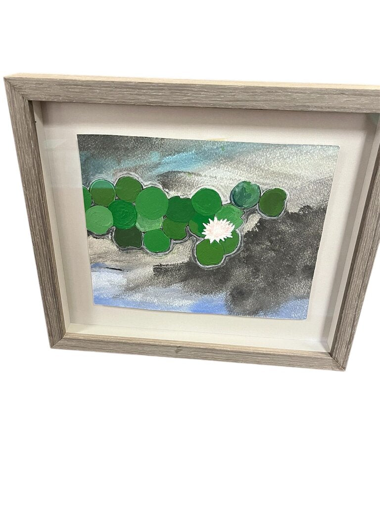 Matt Wilson Villa Pond Watercolor & Acrylic 2023 10.5x12.5