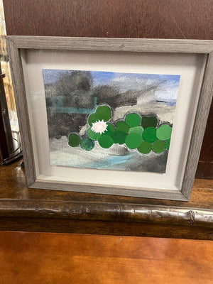 Matt Wilson Villa Pond Watercolor & Acrylic 2023 10.5x12.5