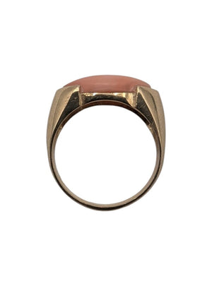Ring 14k Yellow Gold w/ Coral